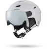 Skihelm mit Visier Cairn Electron Blanc 53/54 cm