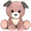 Plüschtier  Welpenaugen    GIPSY TOYS   Rosa-grauer Hund   40 cm