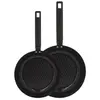 MENASTYL Set 2-teilig Bratpfannen Antihaftbeschichtet 24 cm & 28 cm Al...