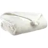 Plaid Vivaraise Tender Pompons 130x170 cm