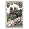 Geschirrtuch Winkler Notre dame 48x72 cm
