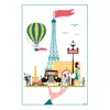 Geschirrtuch paris plateau Winkler 48x72 cm