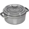 Staub Cocotte, Einzelpfanne, Grau, Eisenguss, 0,4 l, 1 Stück(e), 12 cm
