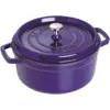 Staub 40510-283-0, 3,8 l, Blau, Eisenguss, Emaille, 19,2 cm, 24 cm
