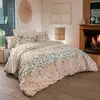 Bettdeckenbezug aus Baumwolle mit stilisiertem Blumenmuster