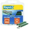 Rapid, Büroklammer, VR22 Ringklammern grün 215 Stück (215x)