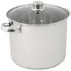 CREALYS 502383 Traiteur 9L INOX Induction Kochtopf inkl. Deckel, Edels...