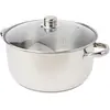 Crealys 502386 Kochtopf, Edelstahl, mit Glasdeckel, 8 l, Durchmesser 2...