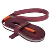 Zolux Bvk Sleeplijn Plat Siliconen Rood (Hund), Halsband + Leine