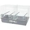 Zolux cage PRIMO CATI 67 cm, gray / white color, Vogelkäfig + Voliere