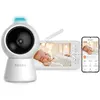 Béaba Zen Smart AI, Zusätzliche Kamera Babyphone 360° Full QHD 4MP, Kü...