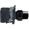 Schneider Electric Wahlschalter 22mm, Schalter + Taster, Schwarz