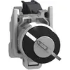 Schneider Electric Schlüsselschalter XB4-BG21, Schalter + Taster, Schw...