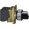 Schneider Electric Wahlschalter 22mm 2S, Schalter + Taster, Schwarz