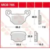 Trw Allround Aprilia Rs4 125 11 Organische Hintere Bremsbeläge One Siz...