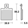 Trw Mcb 553 Organische Bremsbeläge One Size