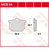 Trw Allround Organic Standard Honda Cb 750 F Bol Dor 81 Bremsbeläge On...