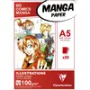 Clairefontaine, Heft + Block, Manga (A5, Speziallineatur, Weicher Einb...