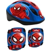 Helm + Ellbogen-/Knieschoner   STAMP   Spider-Man   Verstellbare Kopfg...