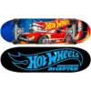 STAMP Hot Wheels Skateboard für Kinder, 71 cm ABEC 5, Blau Gelb Rot   ...