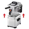 Halbprofessionelle Fritteuse DF1G, 2000 W, 4 L, Antihaftbeschichtung, ...