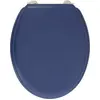 GELCO DESIGN Dolce WC-Sitz   Edelstahlscharniere   Formholz   Marinebl...