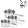 Serie mit 3 edelstahltöpfen 16/18/20 cm Beka 101041