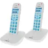Logicom, Schnurloses DECT-Duo-Festnetztelefon mit großen Tasten & Frei...
