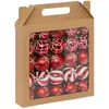 Atmosphera, Christbaumschmuck, Zestaw bombek w brokatowe wzory, Ø 6 cm...