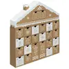 Adventskalender in Form eines Hauses, 38 x 41 cm