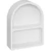 Atmosphera Wandregal Soleya in Weiß, MDF-Regalbrett 45 x 35 cm für die...