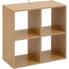 5five Buchregal mit Tassegregal aus MDF für das Wohnzimmer, 68,5 x 32 ...