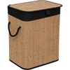 5five Bambus Wäschekorb 60 L - Großer Wäschekorb aus Naturmaterial für...