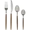 Besteck-Set AMAZONIE, 24-teilig, mit Holzgriffen