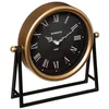 Atmosphera Créateur d'intérieur Uhr Tischuhr LUCA, Ø 21 cm, schwarz