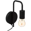 Atmosphera Wandleuchte Keli für innen: Schwarzes Metall Design, 12 cm ...