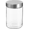 Vorratsdose aus Glas, mit Edelstahldeckel, 1200 ml