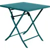 HESPERIDE Quadratischer klappbarer gartentisch "greensboro" in entenbl...