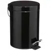 FIVE Kosmetikeimer, 3L, schwarz, Treteimer, 24x17cm