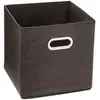 Textil Aufbewahrungsbox, Kleiderbox, 31 x 31 cm, gelb