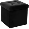 Atmosphera Faltbarer Pouf Aus Samt