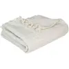 Atmosphera, Decke, Cream bedspread 230x250 with tassels (260 x 230 cm)
