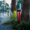 LED-Solarfackel Tinka mit Sensor, 62 cm, grau