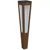 LED-Solarfackel Tinka mit Sensor, 62 cm, corten