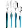 Unyqoos® Amefa Purity   24-teiliges Besteckset in Blau, Edelstahl (RVS...