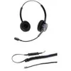 Dacomex perl binaural headset gooseneck noise cancel (Kabelgebunden), ...