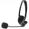 Exertis Connect Stereo Headset mit Mikrofon, schwarz, 2 x Klinkensteck...