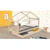 HAUSBETT KOALA mit Schublade/ Kinderbett 90x190 - Natural
