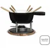 Livoo Fondue-Set, Fondue Set, Schwarz, Beige