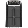 2x4l 2600w schwarze heißluftfritteuse Fagor FG7503